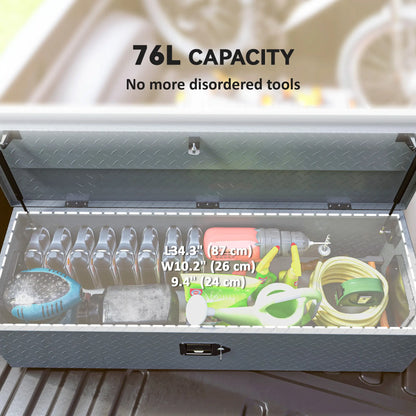 39" x 13" x 10" Truck Tool Box, Heavy Duty, Lock and Keys, Aluminum Automotive at Gallery Canada