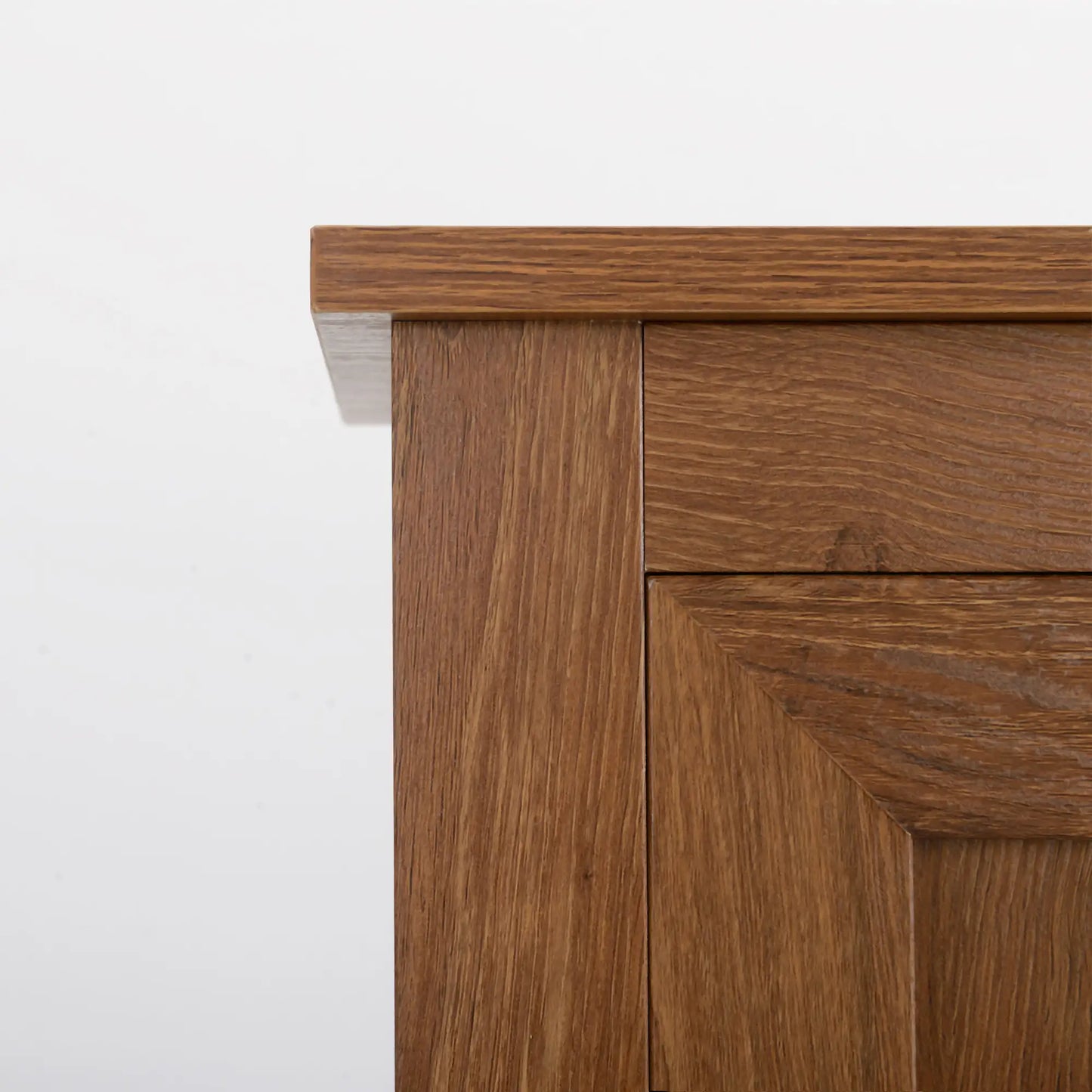 64" Kitchen Pantry Cabinet, 4 Doors, 3 Adjustable Shelves, Oak Kitchen Pantry Cabinets at Gallery Canada