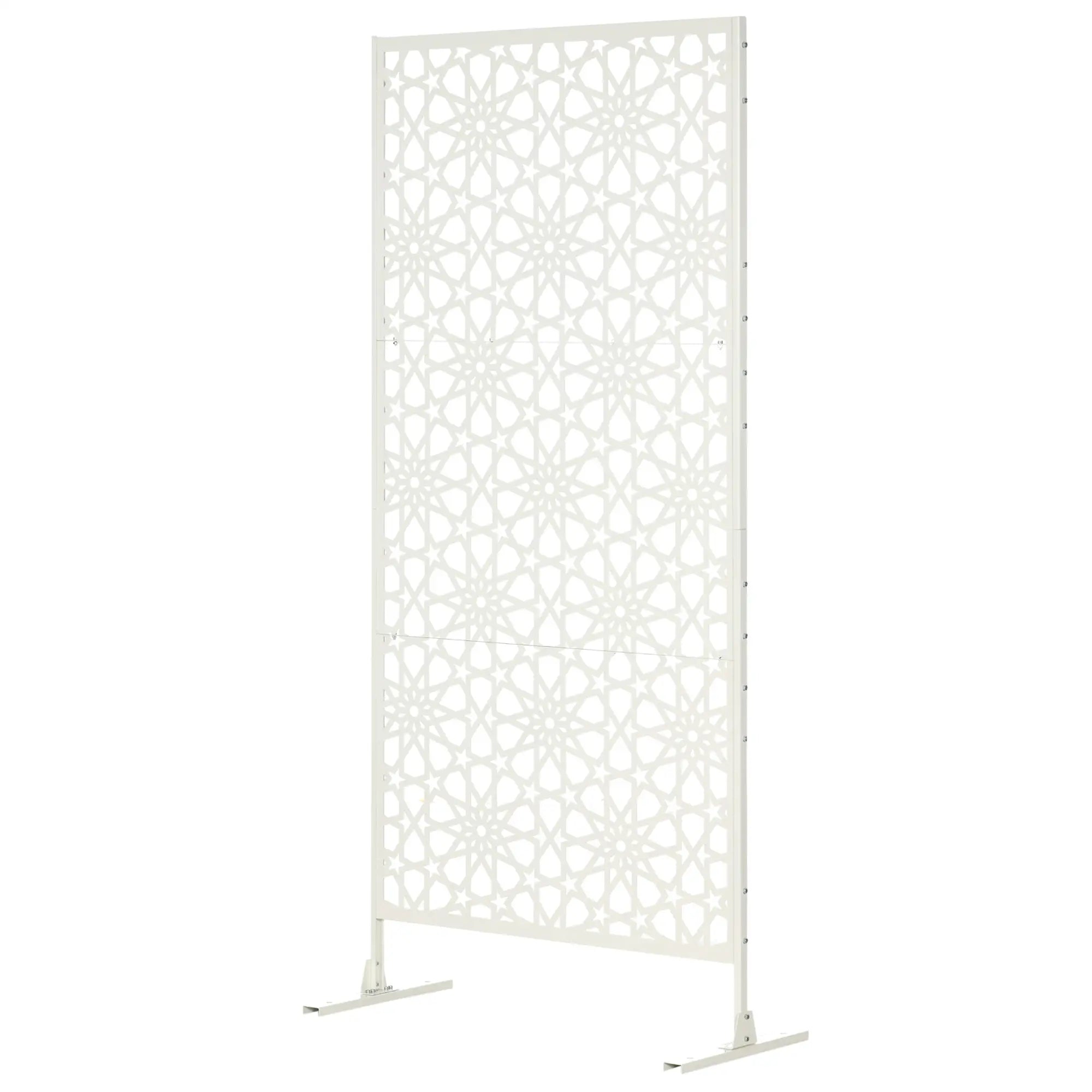 Metal Outdoor Privacy Screen, 36.2