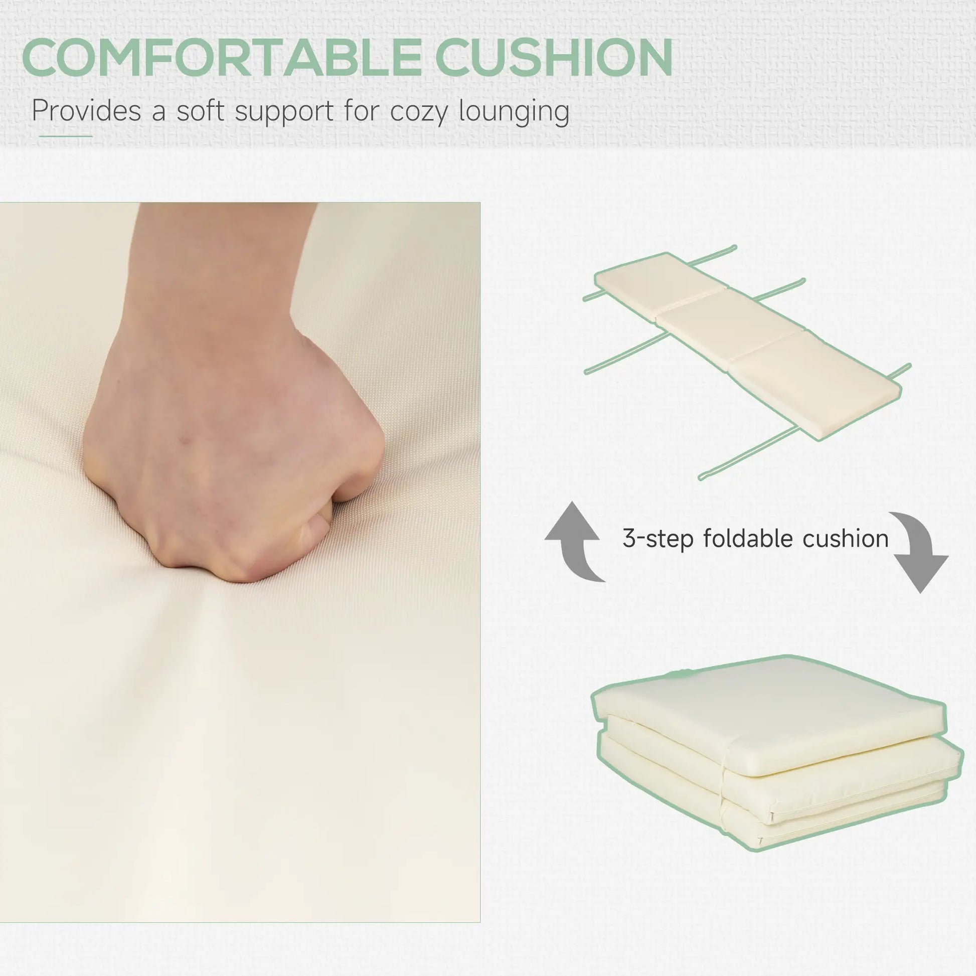 Wooden Folding Chaise Lounge, Outdoor Chair, Adjustable Back, White Chaise Loungers at Gallery Canada