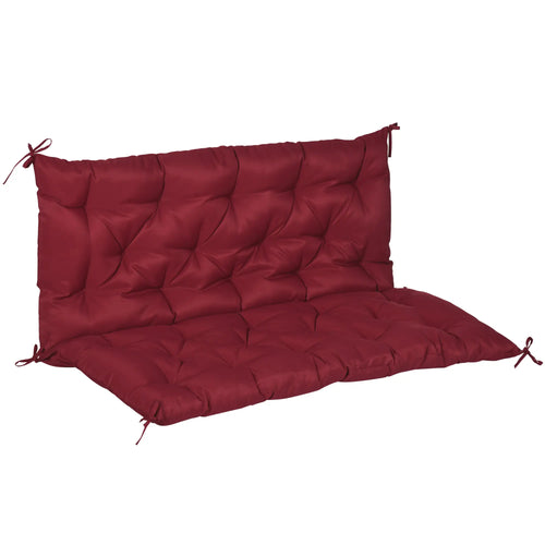 2 Seater Garden Bench Cushion, Thick Outdoor Non-Slip, 47