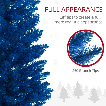5ft Pencil Christmas Tree, Skinny Artificial, Deep Blue Pencil Christmas Trees at Gallery Canada