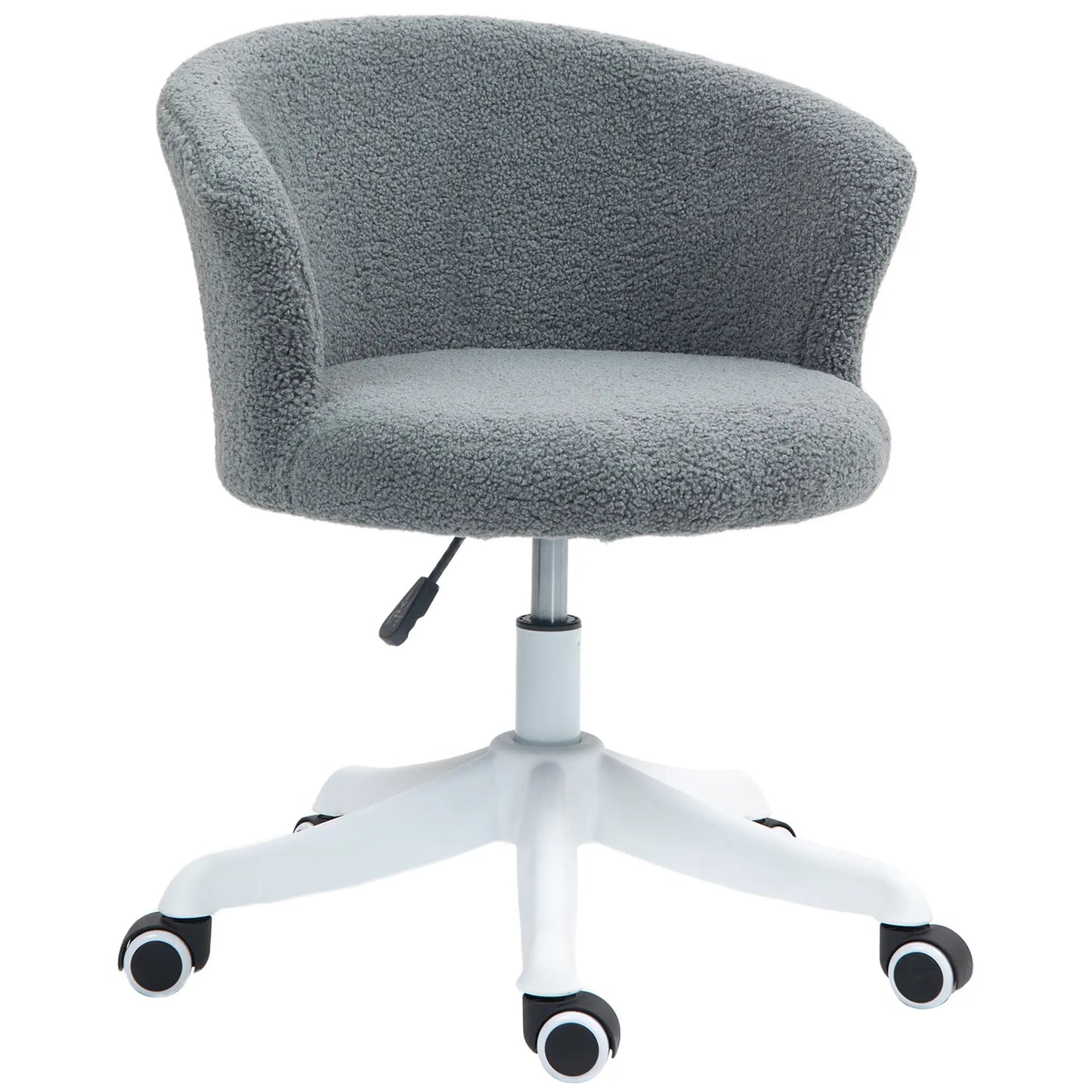 Armless Office Chair, Adjustable Height, Swivel Wheels, Mid Back, Grey Office Chairs at Gallery Canada