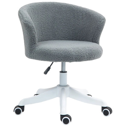 Armless Office Chair, Adjustable Height, Swivel Wheels, Mid Back, Grey Office Chairs at Gallery Canada