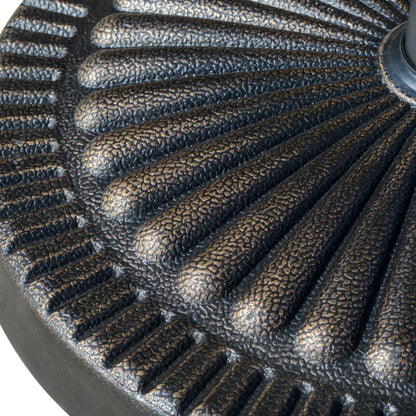 Round Umbrella Base, 31.5 Lbs Resin Stand, Φ19.1, Bronze Umbrella Bases at Gallery Canada