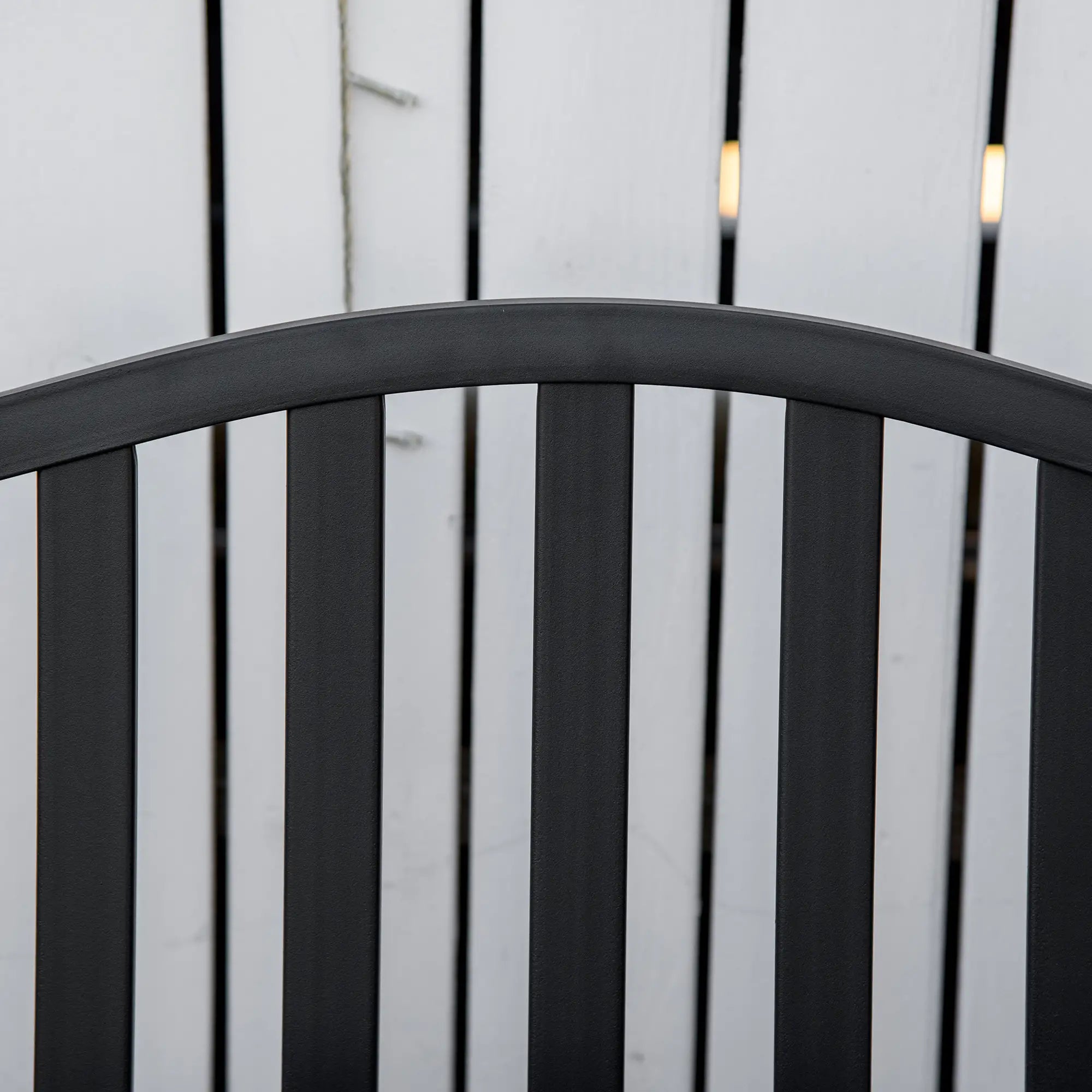 Metal Outdoor Bench with Liftable Table, Patio Loveseat, Garden Bench, Black Outdoor Benches at Gallery Canada