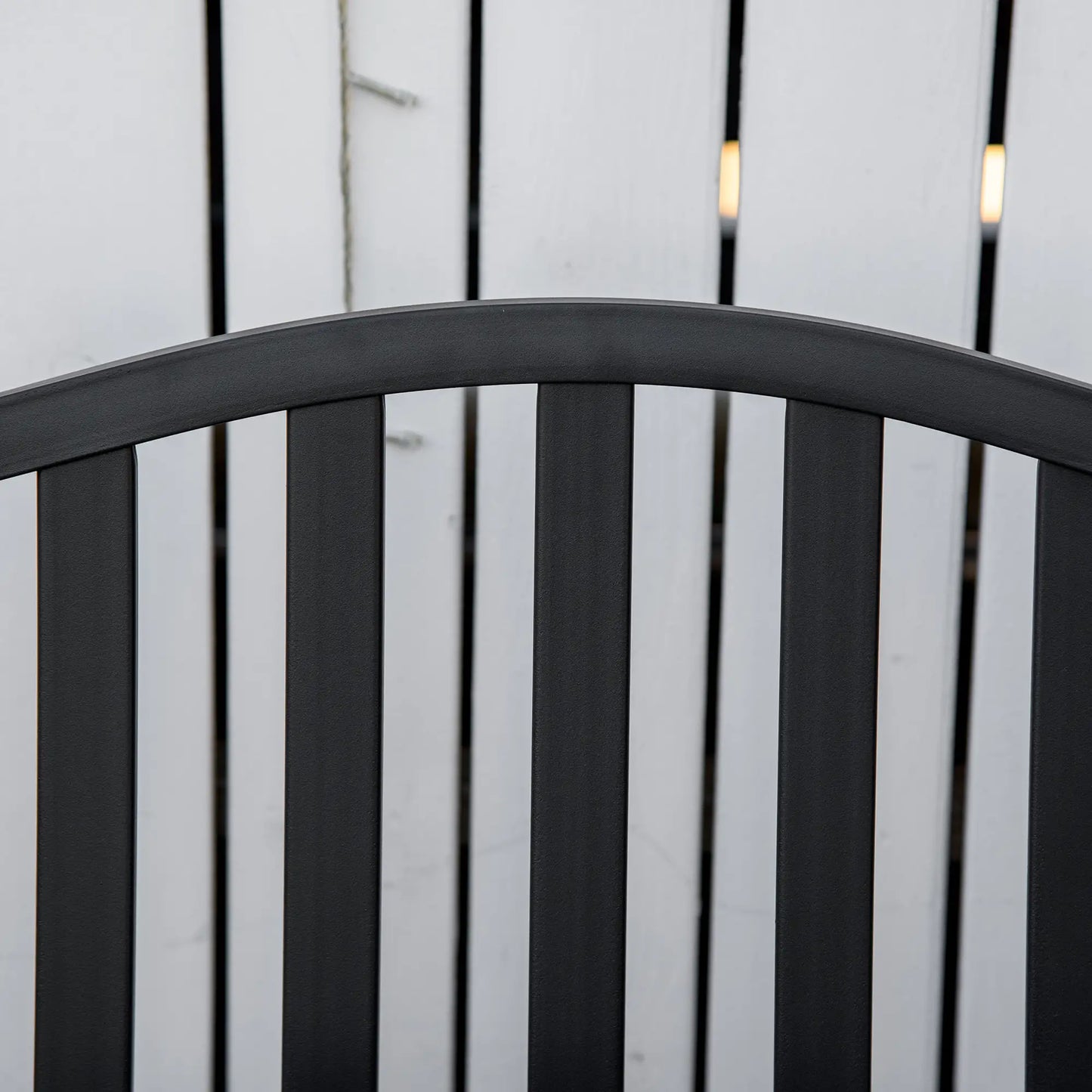 Metal Outdoor Bench with Liftable Table, Patio Loveseat, Garden Bench, Black Outdoor Benches at Gallery Canada