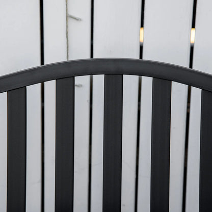 Metal Outdoor Bench with Liftable Table, Patio Loveseat, Garden Bench, Black Outdoor Benches at Gallery Canada