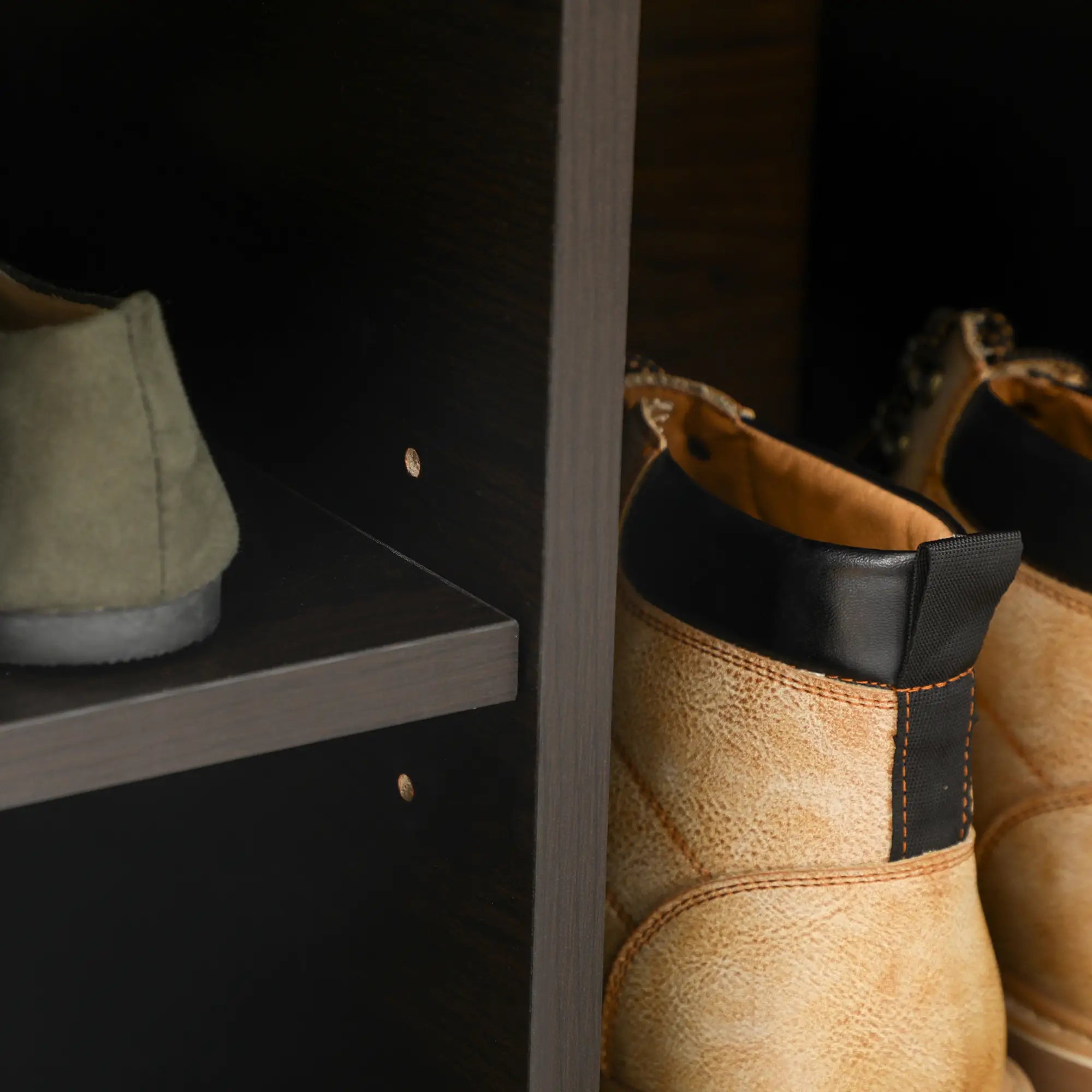 Shoe Bench with Padded Cushion, Hidden Storage, Black Shoe Storage Cabinets & Racks at Gallery Canada