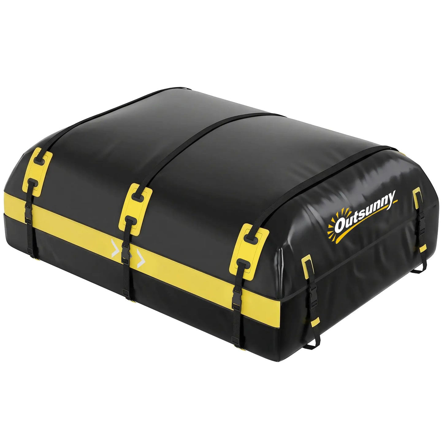 Rooftop Cargo Carrier, 21 Cubic Feet, Waterproof Soft-Shell Storage Bag, Yellow Automotive Black, Yellow at Gallery Canada