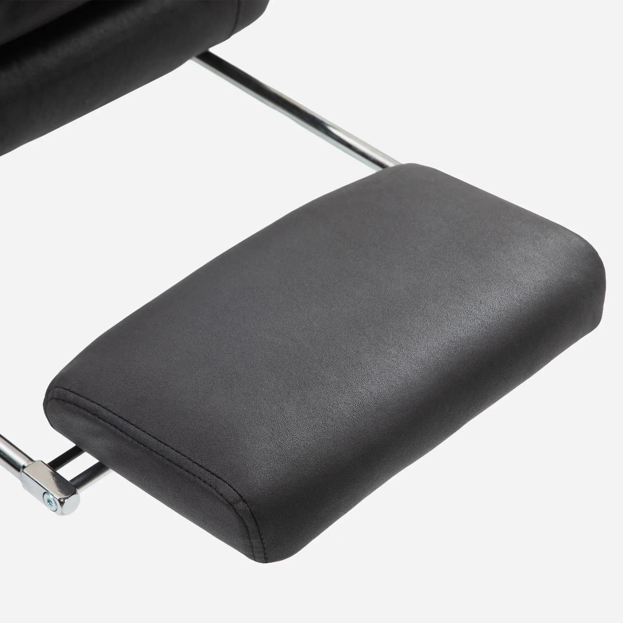 Executive Office Chair, 6 Point Massage and Heat, Microfibre Reclining with Footrest, Black Massage Chairs at Gallery Canada