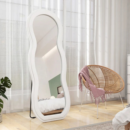 64" X 24" Full Length Mirror, Arched Velvet Frame