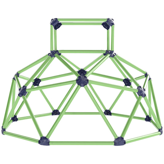 6FT Green Geometric Dome Climber, Indoor Outdoor Jungle Gym, Green Gym Sets & Swings Green, Purple at Gallery Canada