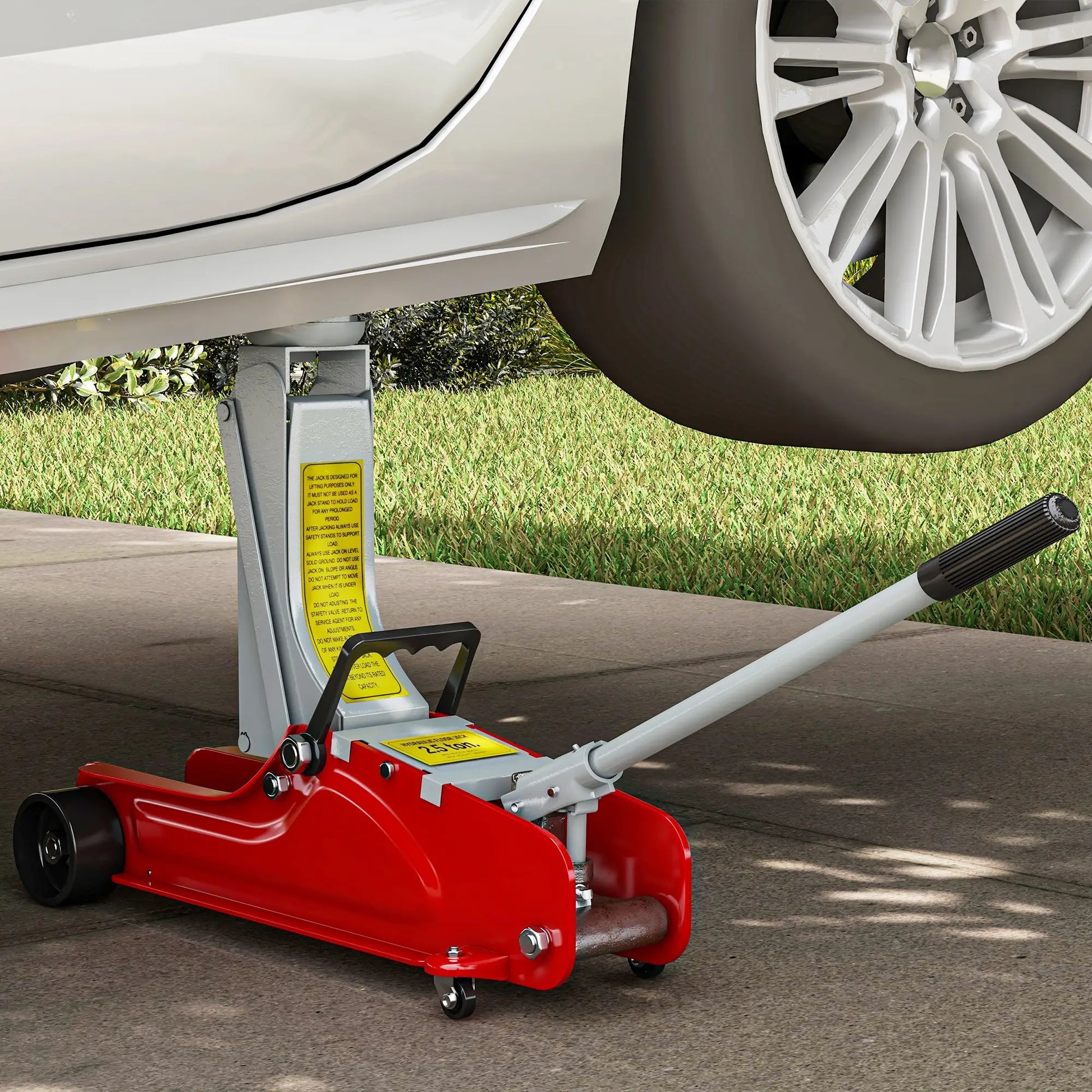 Hydraulic Racing Floor Jack, 3.1"-15" Lifting Range, 2.5 Ton, Red Automotive at Gallery Canada