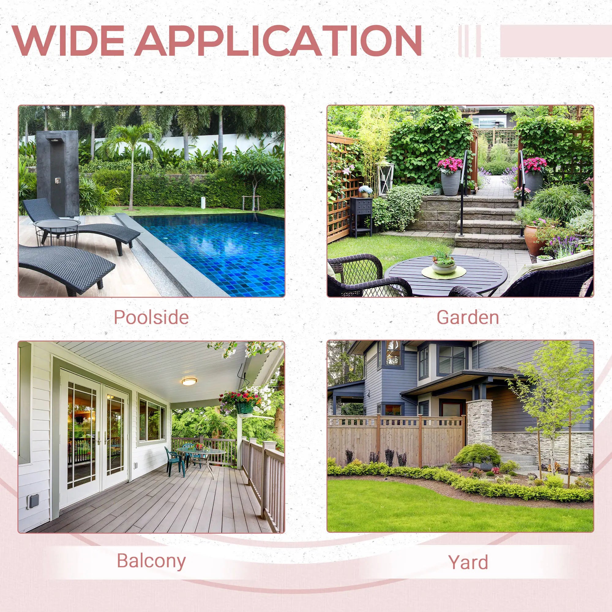 Rattan Coffee Table, Folding Outdoor Side Table, 15.75