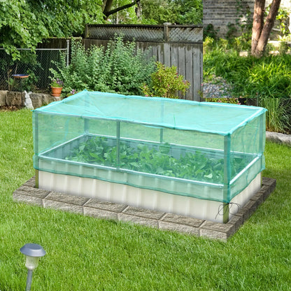 Raised Garden Bed, 5.7 x 3 x 2.3ft Steel Planter Box, Green Galvanized Planter Boxes at Gallery Canada