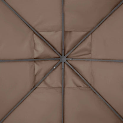10' x 10' Square Gazebo Canopy, UV Protected, Sun Shade Gazebo Canopy Replacement at Gallery Canada