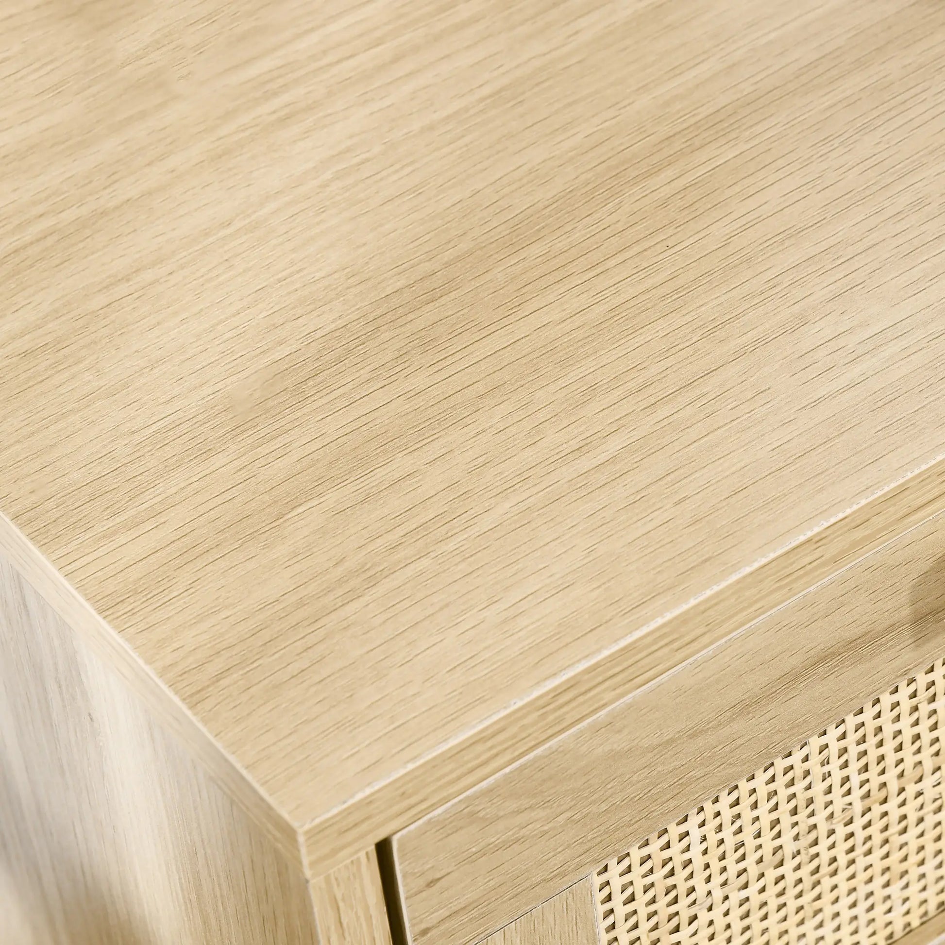 Boho Nightstand Set of 2, Side Table with 2 Drawers, Living Room, Bedroom Bedside Tables at Gallery Canada