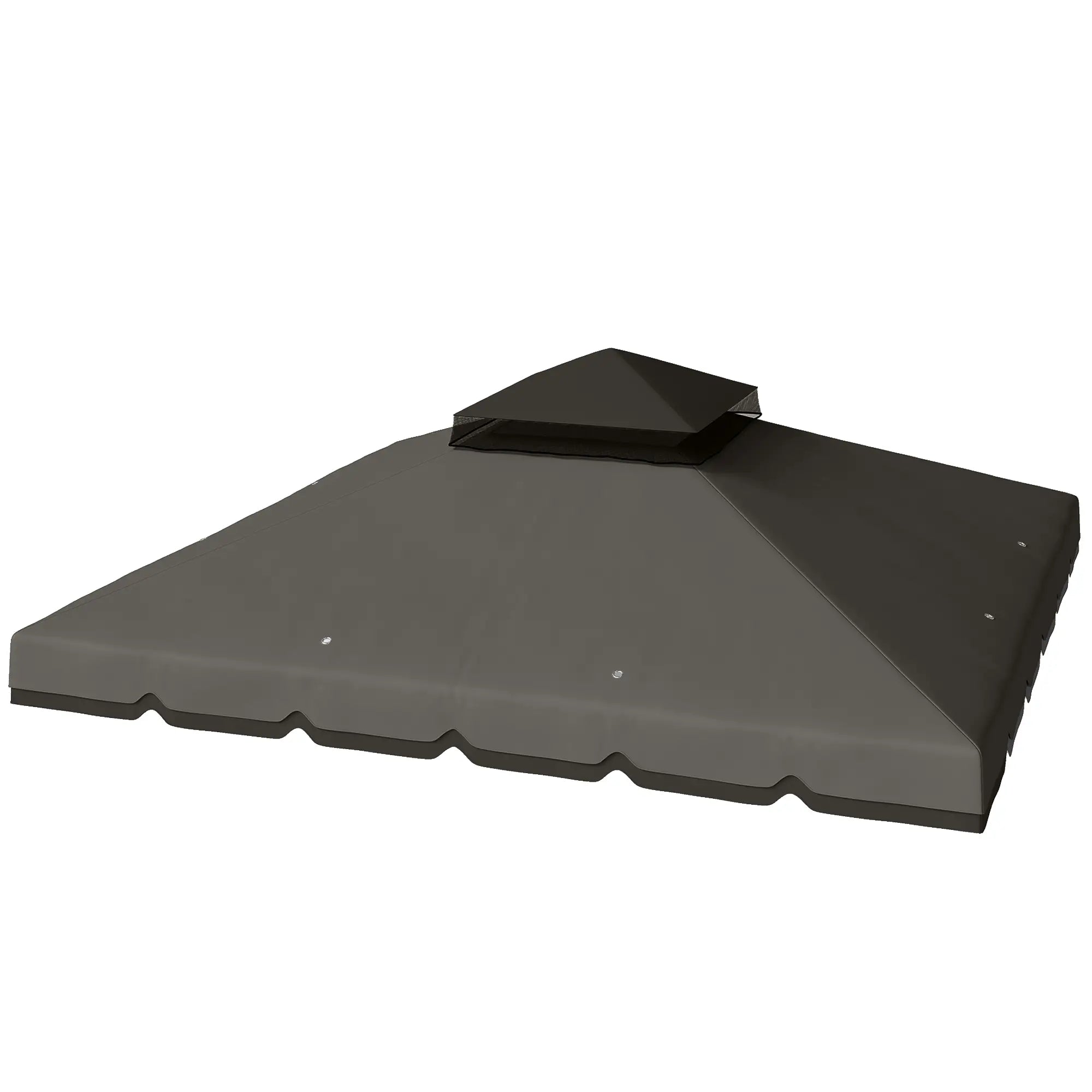 10' x 10' Gazebo Canopy Replacement, Light Grey/Dark Grey Gazebo Canopy Replacement at Gallery Canada