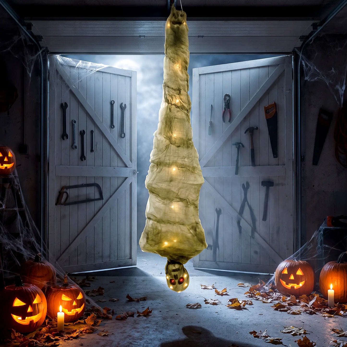 Hanging Mummy, Upside Down Cocoon Dead Body Decoration, 6Ft Halloween Decorations at Gallery Canada