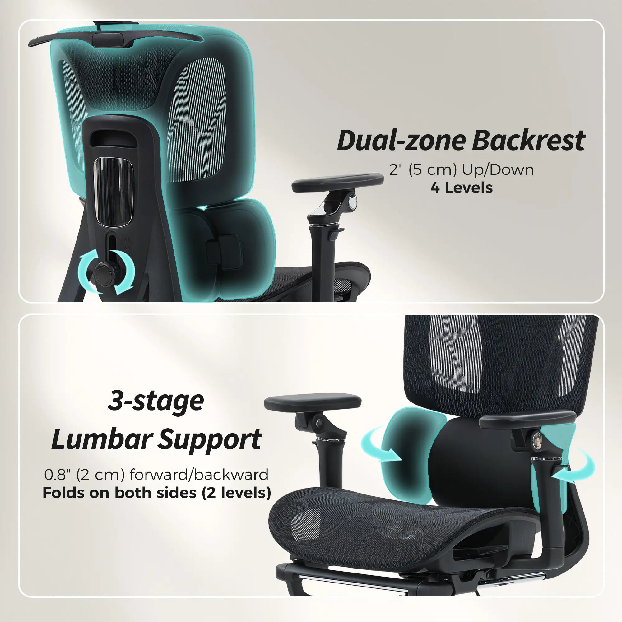 Ergonomic Mesh Office Chair, High Back, Lumbar Support, Black Task Chairs at Gallery Canada