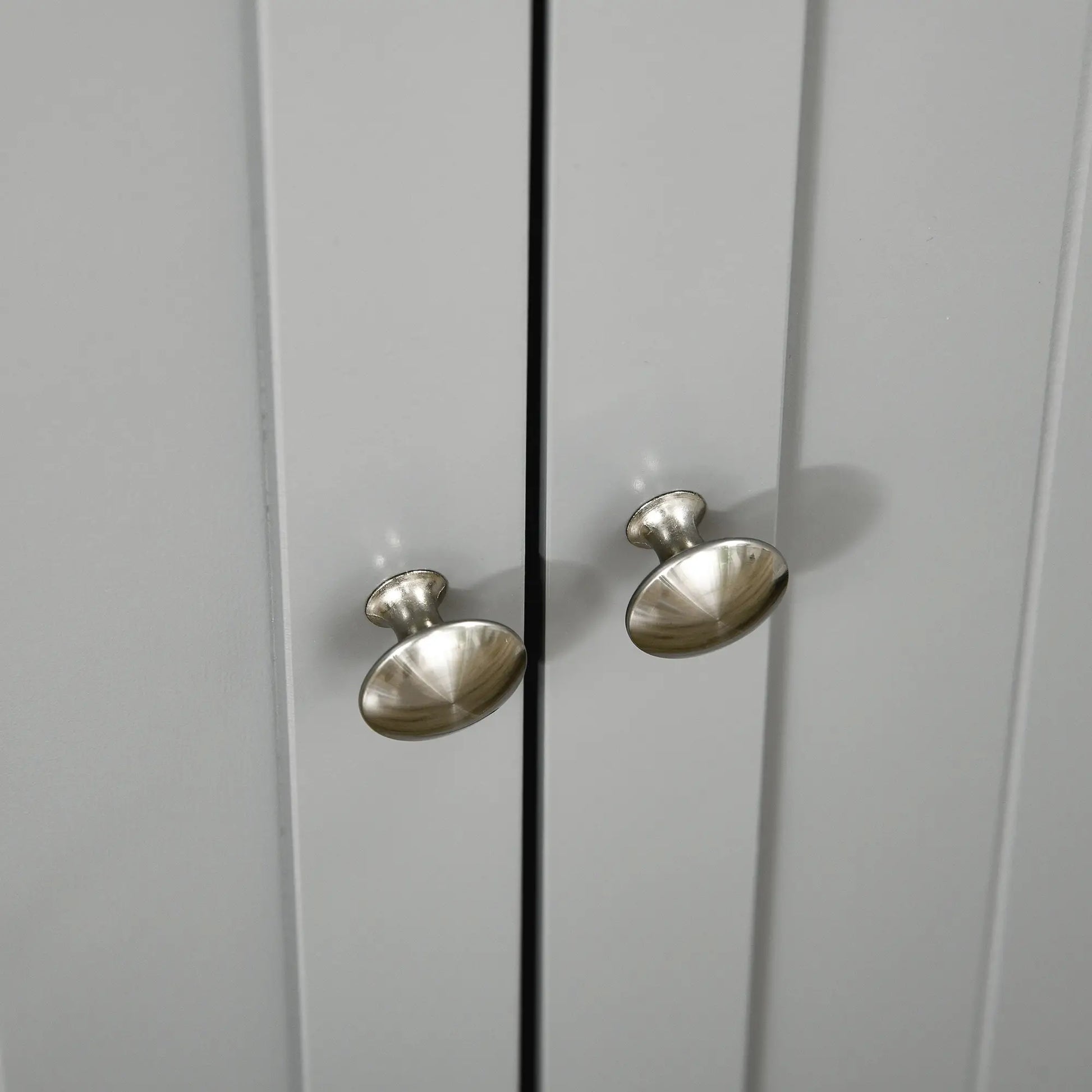 41 Storage Cabinet, 2-Door Kitchen Pantry, 5-Tier Shelving, Grey Kitchen Pantry Cabinets at Gallery Canada