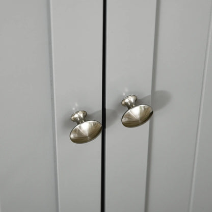 41 Storage Cabinet, 2-Door Kitchen Pantry, 5-Tier Shelving, Grey Kitchen Pantry Cabinets at Gallery Canada