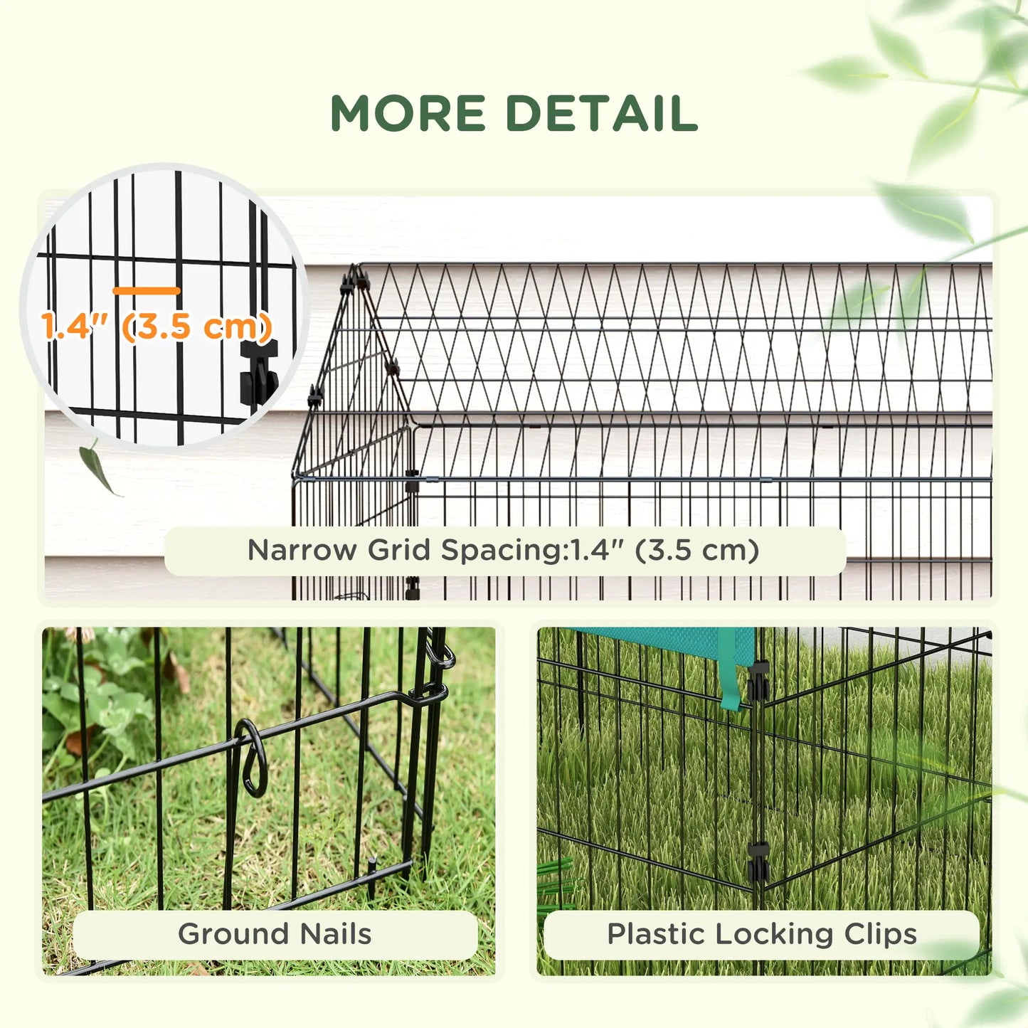 73" Small Animal Cage with Roof, Indoor Outdoor Use, Green Houses & Habitats at Gallery Canada