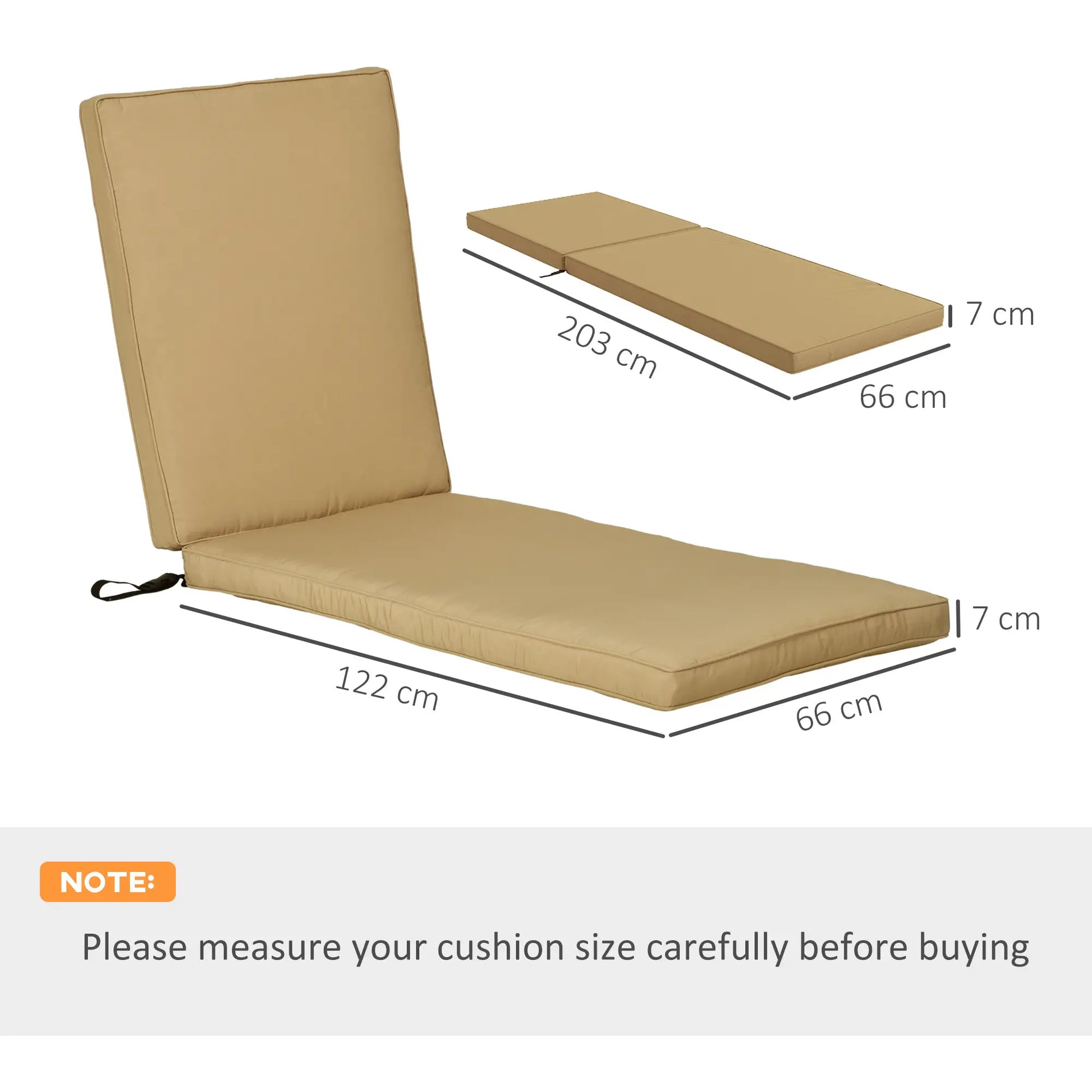 1-Piece Seat Cushion with Backrest, Outdoor Patio Chair Cushions, Machine Washable Cover Patio Chair Cushions at Gallery Canada