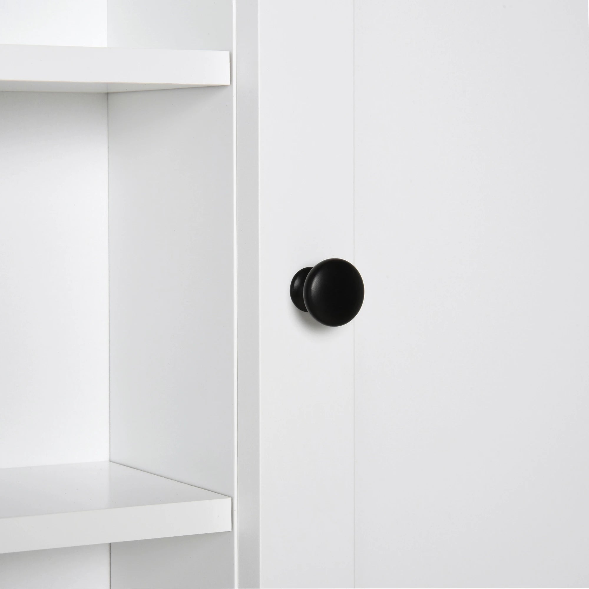 Wall Mounted Medicine Cabinet, 3 Open Shelves, Storage Cupboard, White Wall Mounted Cabinets at Gallery Canada