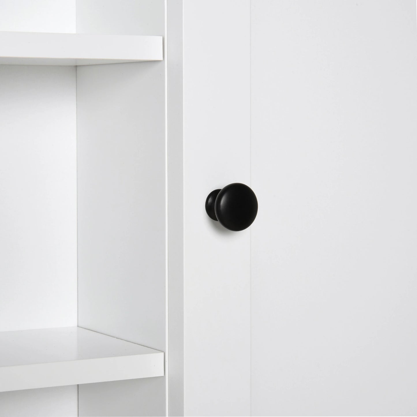 Wall Mounted Medicine Cabinet, 3 Open Shelves, Storage Cupboard, White Wall Mounted Cabinets at Gallery Canada