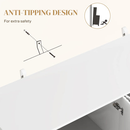 Modern Kitchen Storage Cabinet, Adjustable Shelves, White Bar Cabinets at Gallery Canada