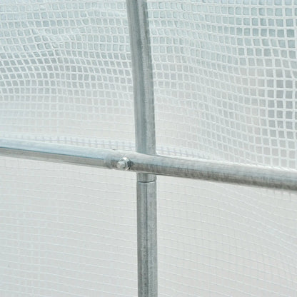 11.5x6.6x6.6ft Walk-In Greenhouse, Portable Garden Plant House, White Walk In Greenhouses at Gallery Canada