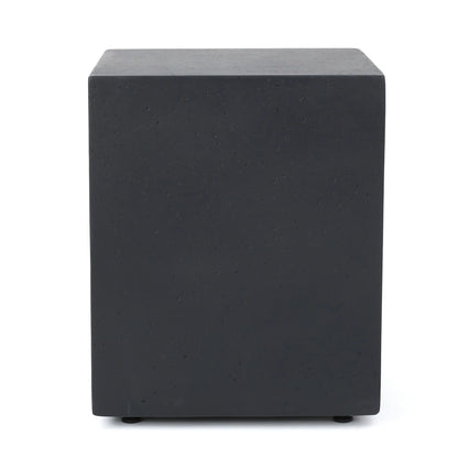 Multi-Functional Tank Holder Side Table, 16.5" L x 16.5" W x 20.5" H, Dark Grey Patio Side Tables at Gallery Canada
