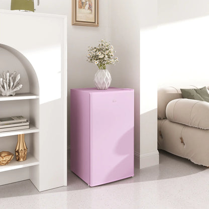 Compact Refrigerator, Mini Fridge with Freezer, Adjustable Shelf, Pink Small Kitchen Appliances at Gallery Canada