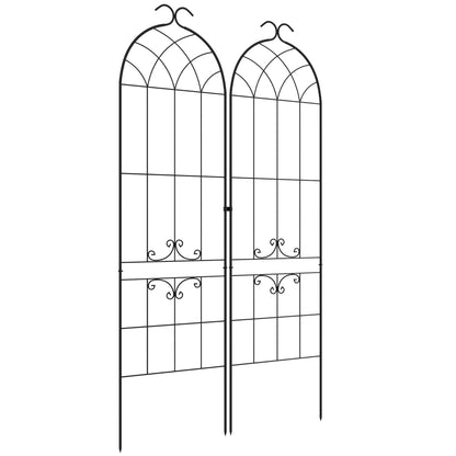 2 Pcs Metal Garden Trellis for Climbing Plants, Outdoor Plant Support Plant Stands at Gallery Canada