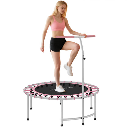 40" Foldable Bungee Rebounder Trampoline, Pink Trampolines at Gallery Canada