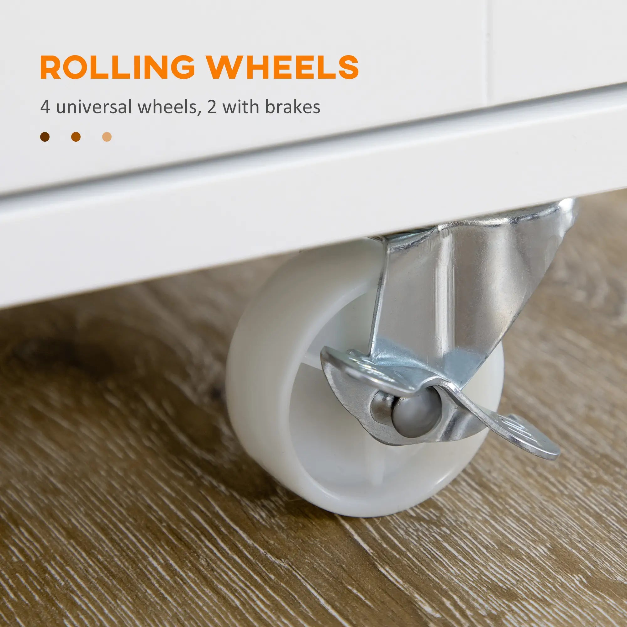 Rolling Kitchen Island with Storage, Drawer, Cabinets, Towel Rack Kitchen Islands & Kitchen Carts at Gallery Canada