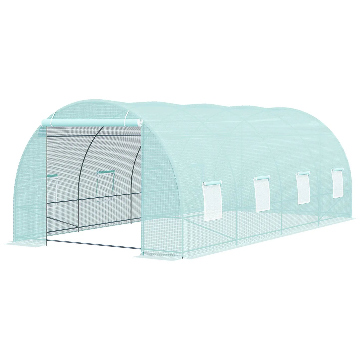 Walk-In Greenhouse 20x10x7ft, Heavy Duty, Outdoor Plant Grow House Walk In Greenhouses at Gallery Canada