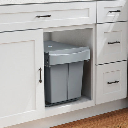 Pull Out Trash Can Under Cabinet, 10.6 Gallon, Grey Household Supplies at Gallery Canada