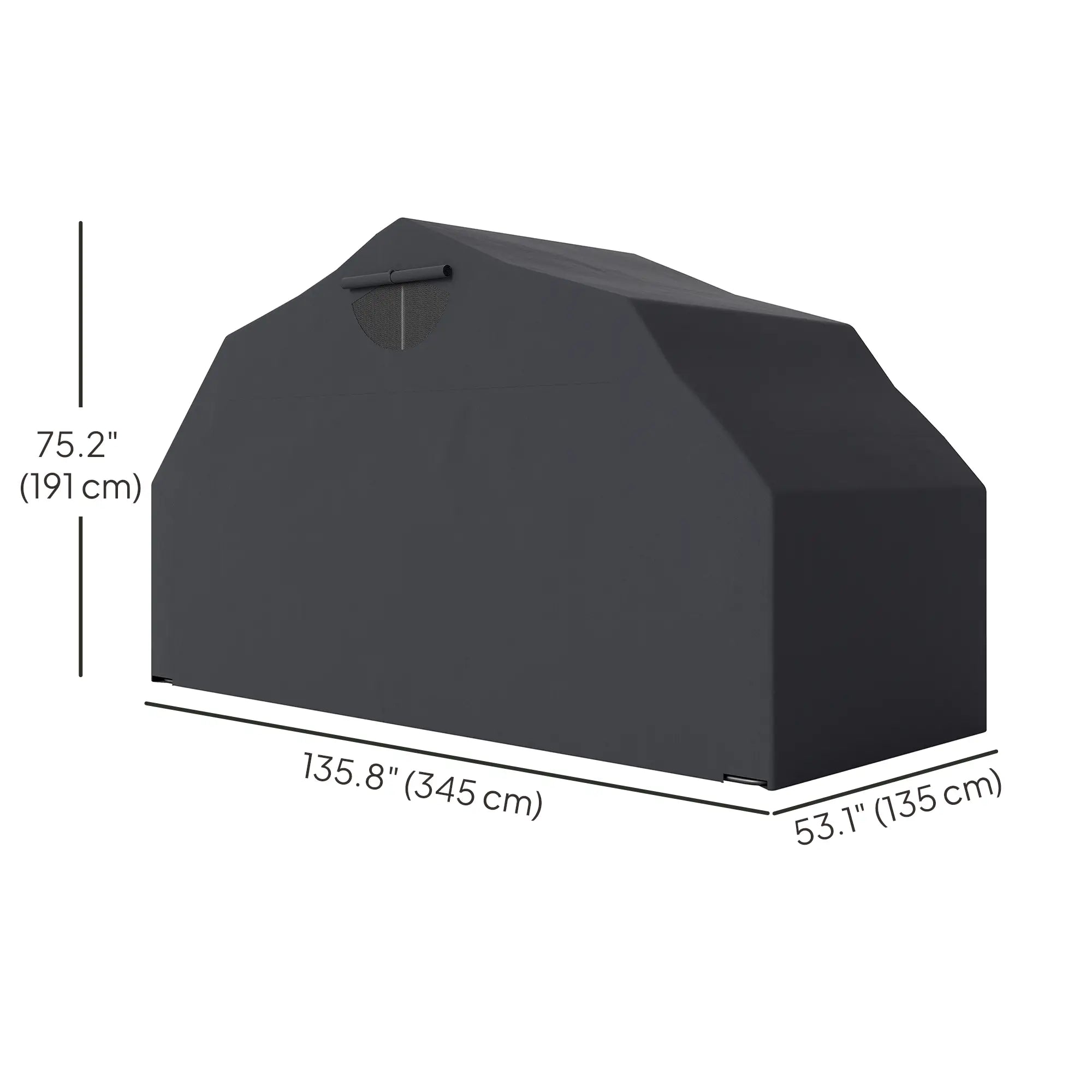 Motorcycle Shelter, Waterproof Cover Tent, 2 Mesh Windows, UV Protected Car Shelters at Gallery Canada