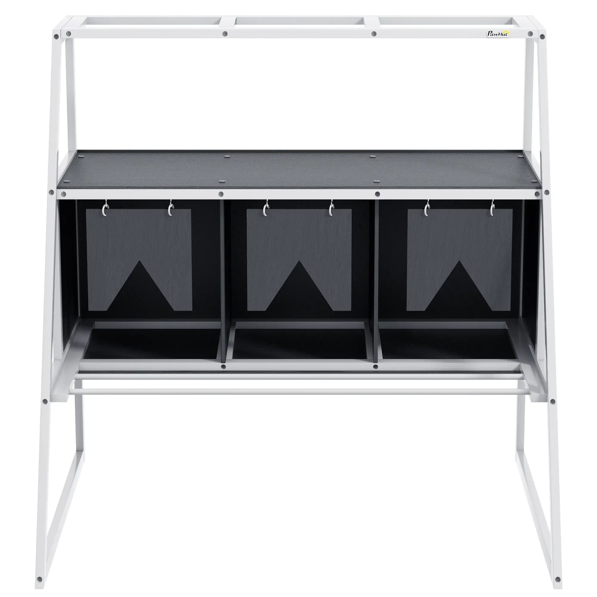 3 Compartment Chicken Nesting Box, Privacy Curtains, Perches, 6-12 Hens Chicken Coops at Gallery Canada