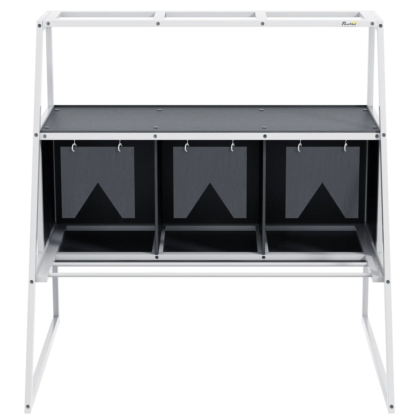 3 Compartment Chicken Nesting Box, Privacy Curtains, Perches, 6-12 Hens Chicken Coops at Gallery Canada