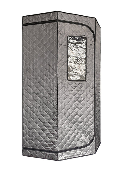 Portable Personal Full Body 60 Min Rapid Steam Sauna | Pentagonal | Grey | Powerful 1600 Watts | 3.6L Stronger Steamer | 90X90X190cm Saunas at Gallery Canada