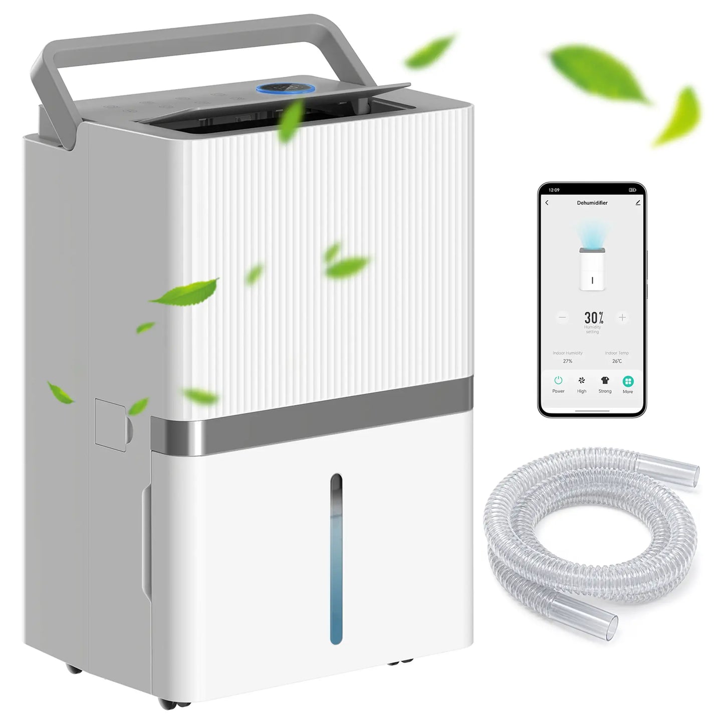100 Pint Smart Dehumidifier, 5200 Sq Ft, WiFi, App Control