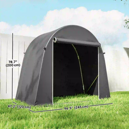 8' x 4' Portable Shed, Waterproof Bike Tent, Roll-Up Zipper Door Sheds at Gallery Canada