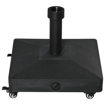 Square Parasol Base, Portable Umbrella Stand, Φ0.75'', Φ1.5'' Poles, Black Umbrella Bases at Gallery Canada