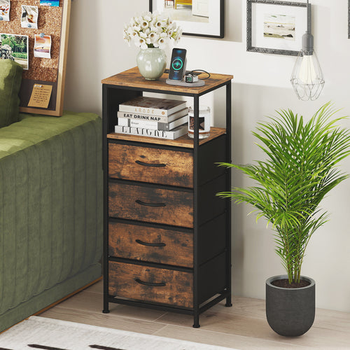 Nightstand with Charging Station, 34