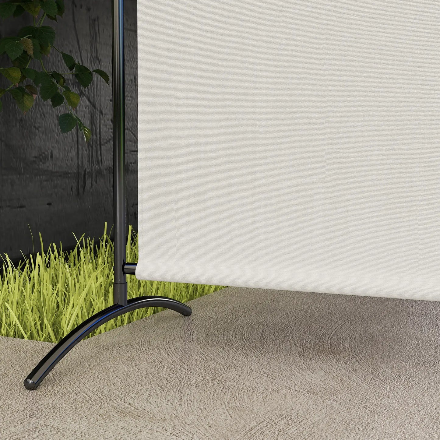 Single Panel Room Divider, UV30+ Privacy Screen, Indoor Outdoor, Beige Side Awnings at Gallery Canada