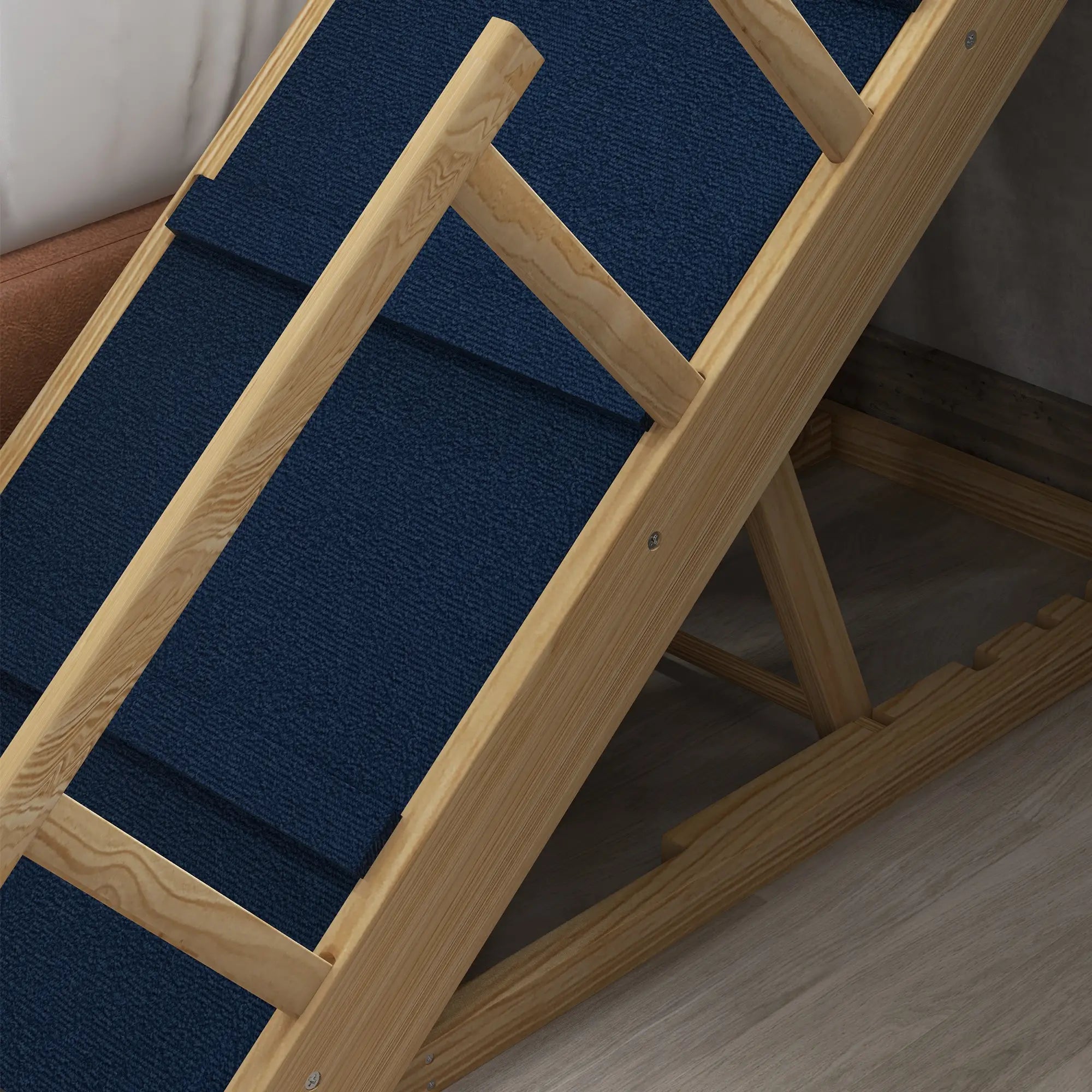 Adjustable Dog Stairs, Foldable Steps with Non-Slip Mat, for Small to Large Dogs Dog Stairs at Gallery Canada